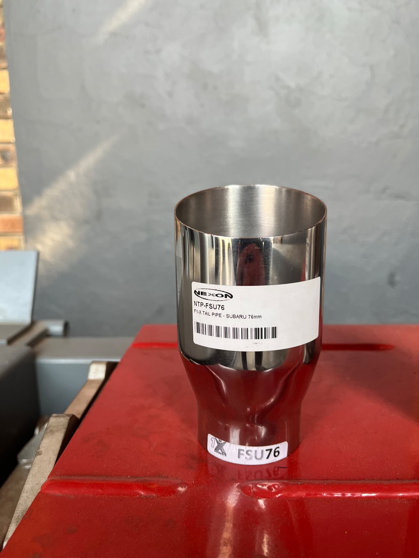 F1-X Tail Pipe — Subaru 76mm