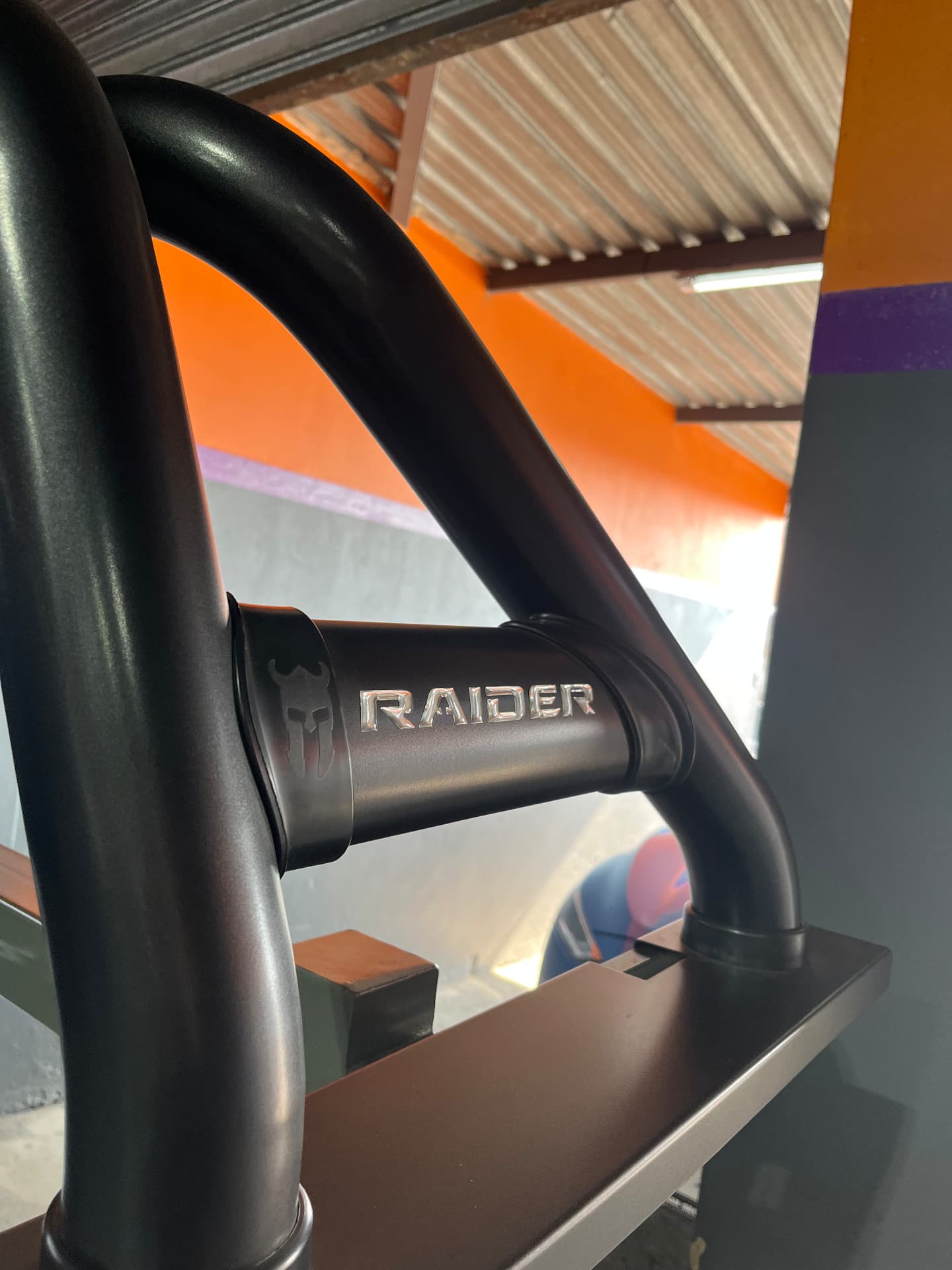 Raider nudge bar detail